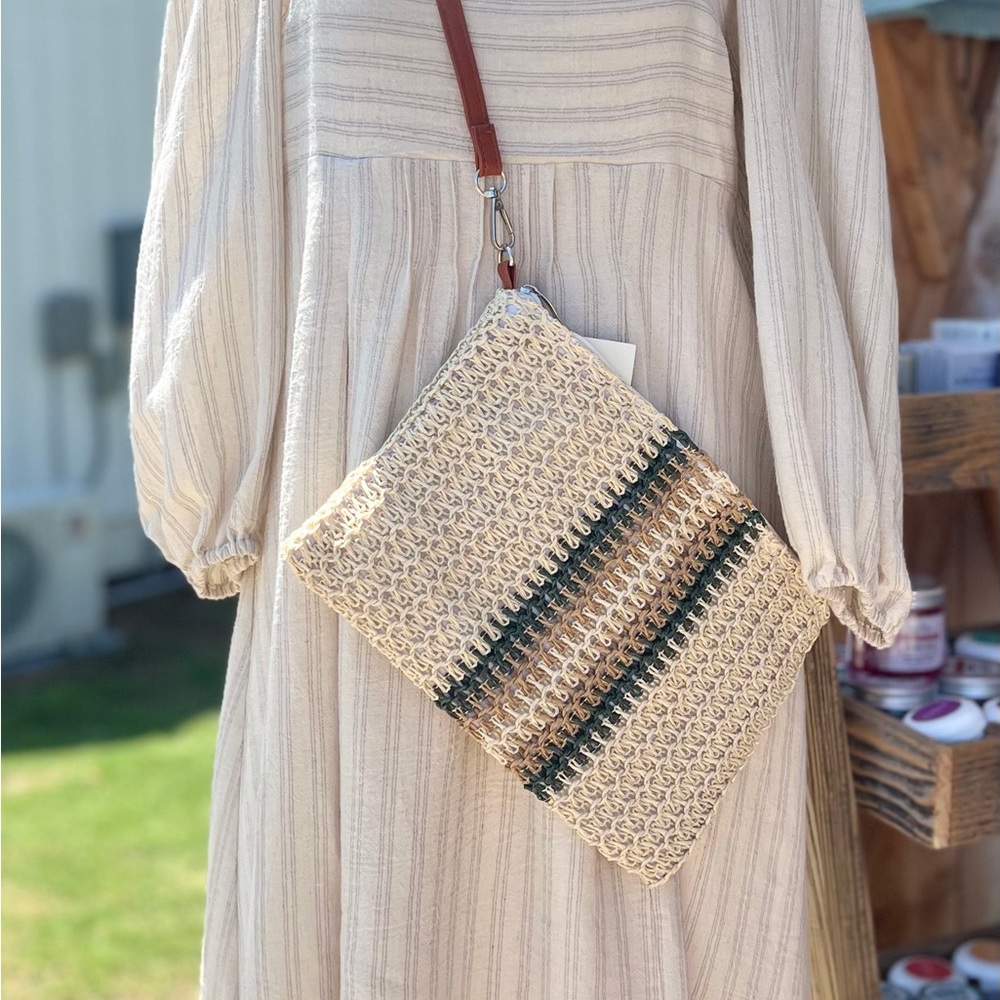 Woven Crossbody Bag- NWT